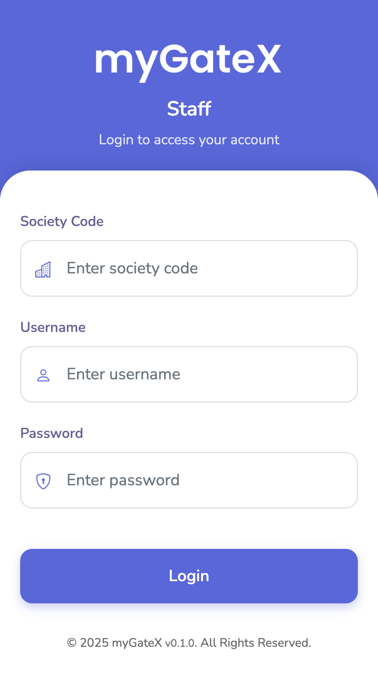 myGateX Staff App